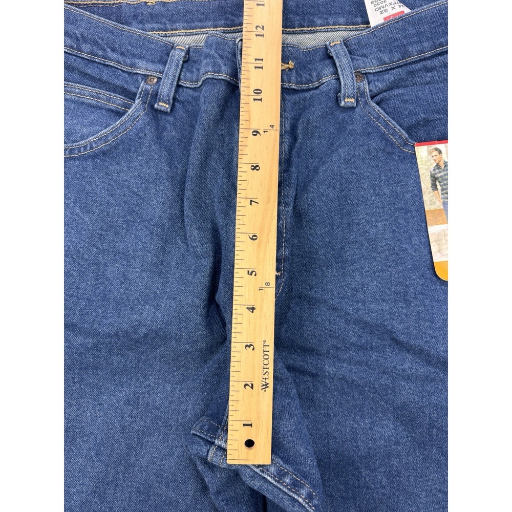 Wrangler Five Star‎ Jeans Men 34x32 Blue Premium Flex Relaxed Fit Denim NWT - Picture 7 of 7
